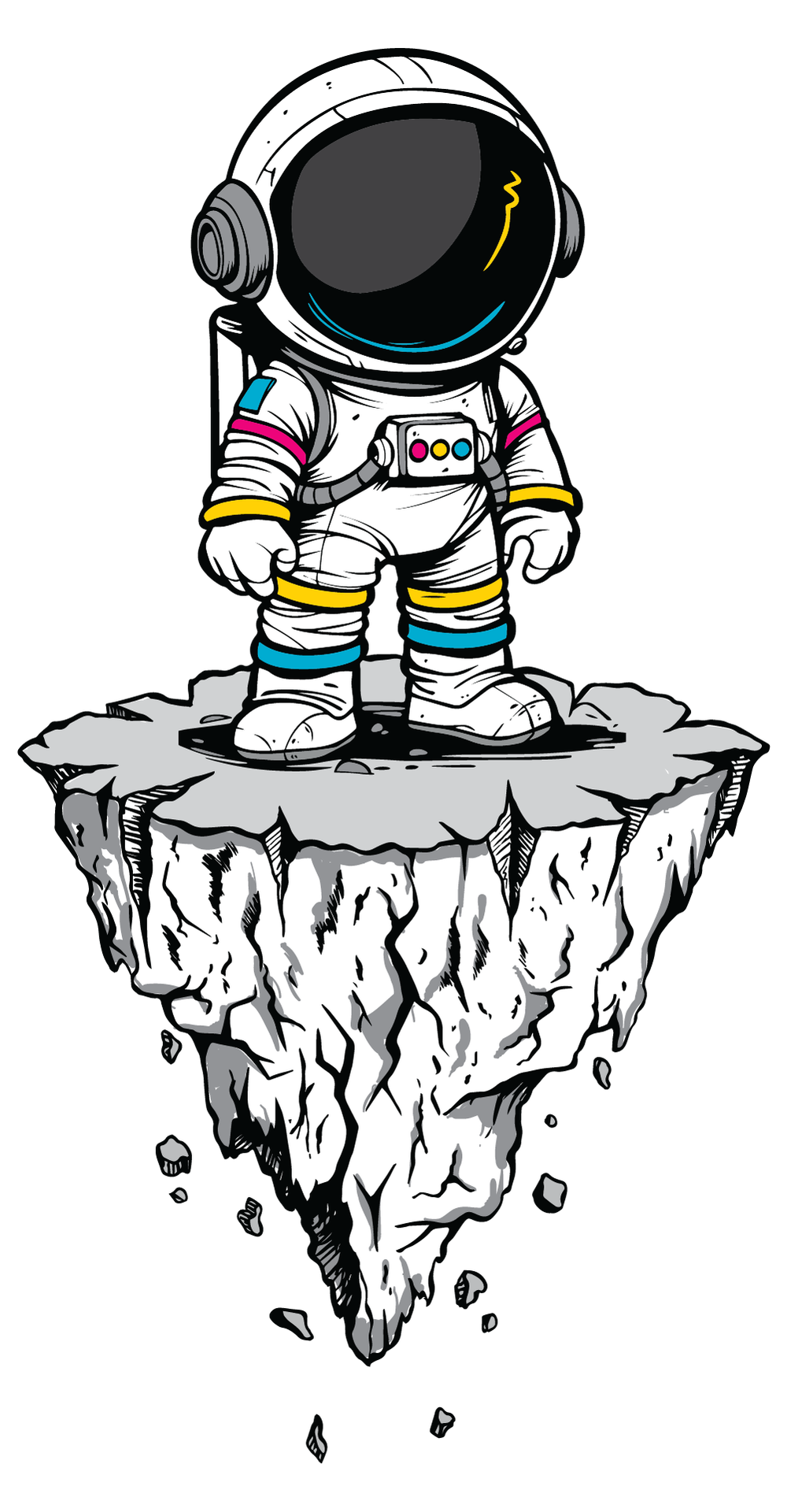Barnaby, the Merch.Ink astronaut