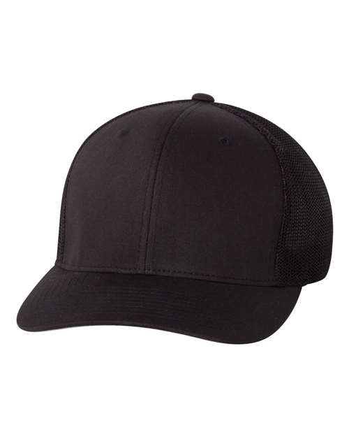 [6511] Flexfit 6511 — Trucker Hat (Black)