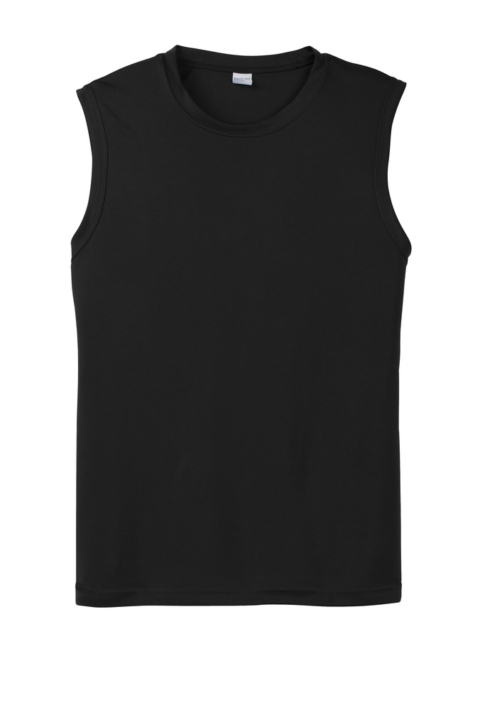 [ST352] Sport-Tek ST352 — Sleeveless PosiCharge Competitor Tee (Black)