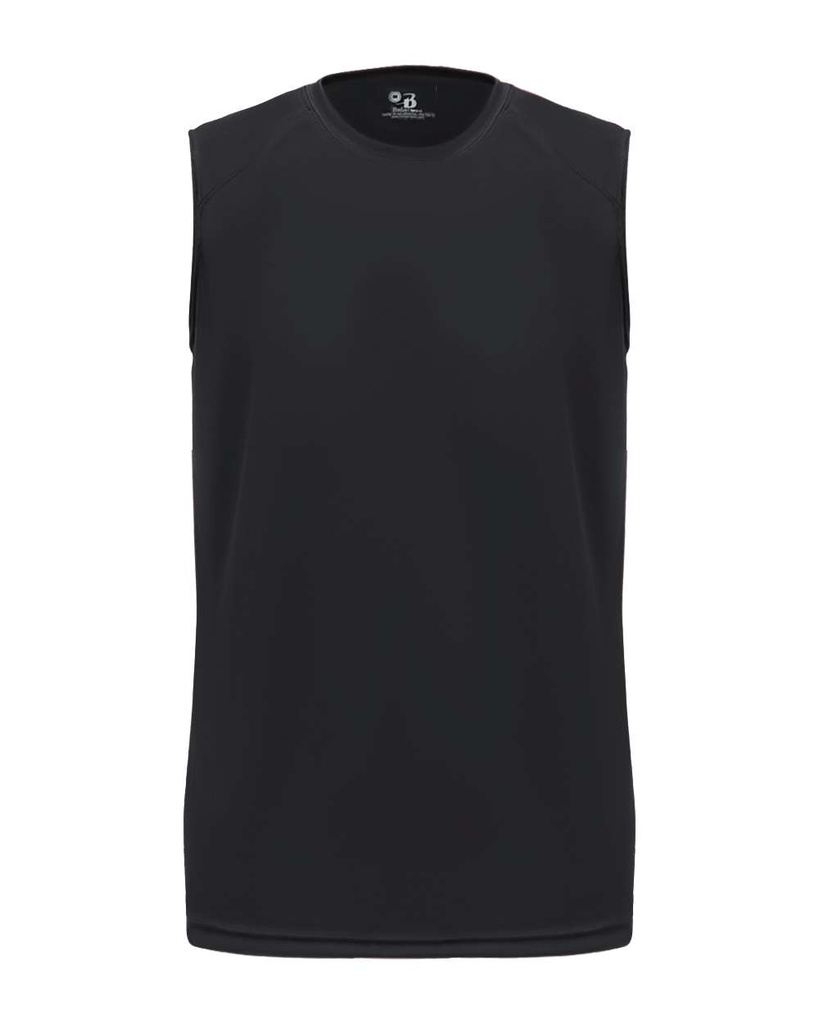 [2130] Badger 2130 — Youth B-Core Sleeveless Tee (Black)