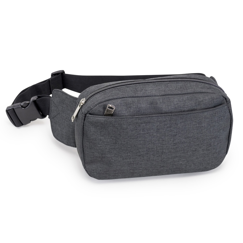 Nissin HP1102 — Heathered 3-Zipper Fanny Pack
